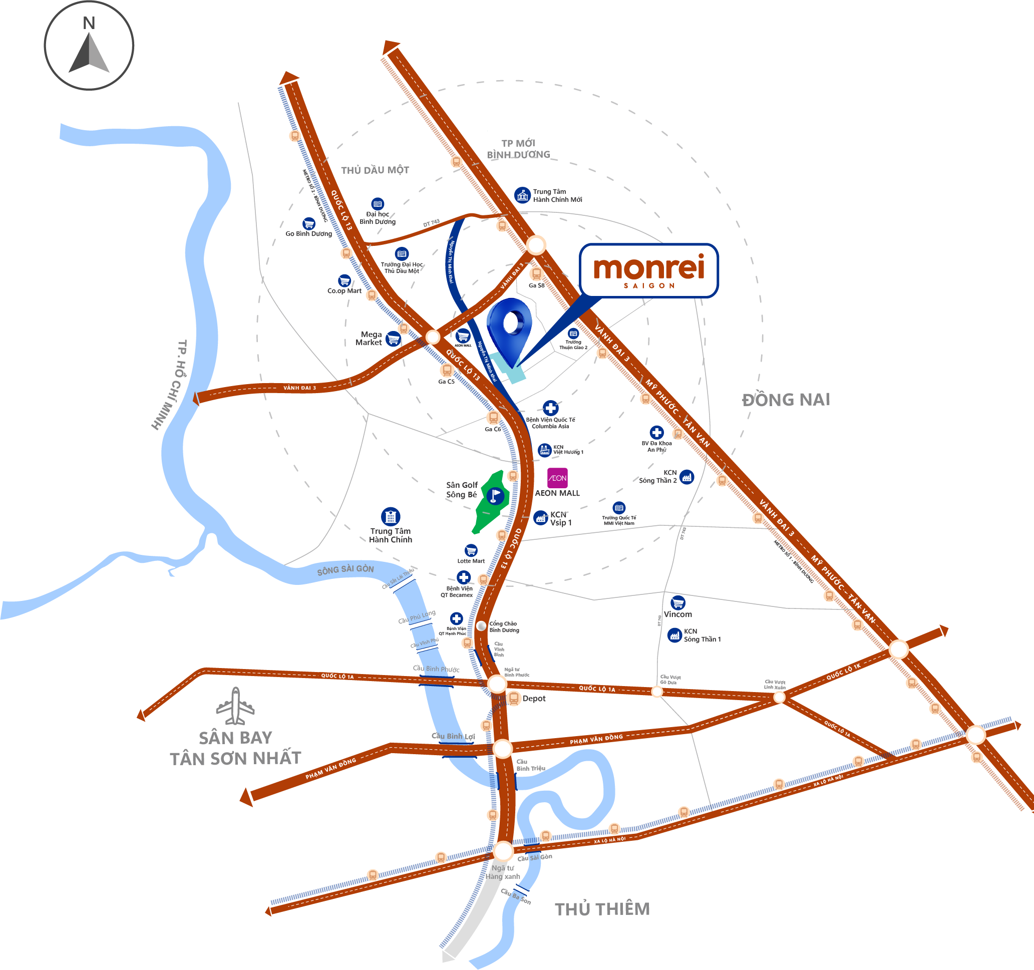 map monrei saigon