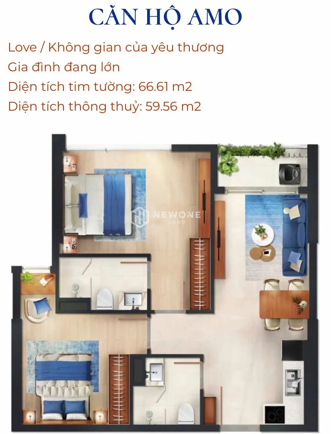 Monrei Saigon - Thành phố Nước thủy liệu đầu tiên tại Việt Nam 5 thiet ke 2pn monrei sai gon